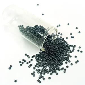 Dökme Cam Kum Boncuk (11/0) 2 mm - 60 Gram - Koyu Yeşil - BNC054