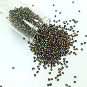 Dökme Cam Kum Boncuk (11/0) 2 mm - 60 Gram - Üç Renkli - BNC067