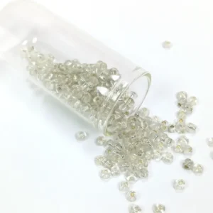 Dökme Cam Kum Boncuk Büyük Boy (6/0) 4 mm - 20 Gram - Şeffaf - BNC086