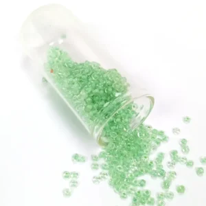 Dökme Cam Kum Boncuk (8/0) 3 mm - 20 Gram - Şeffaf Açık Yeşil - BNC150