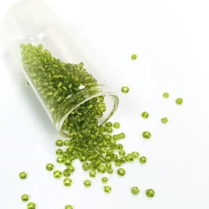 Dökme Cam Kum Boncuk (8/0) 3 mm - 20 Gram - Şeffaf Yeşil - BNC167