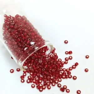 Dökme Cam Kum Boncuk (8/0) 3 mm - 20 Gram - Koyu Kırmızı - BNC183