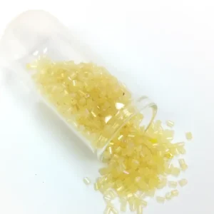 Kesme Cam Boncuk 2mm - 20 Gram - Şeffaf Sarı -BNC303