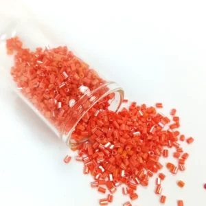 Kesme Cam Boncuk 2mm - 20 Gram - Mercan Kırmızı -BNC310