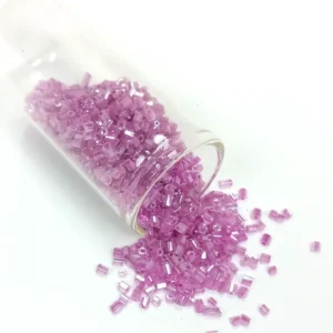 Kesme Cam Boncuk 2mm - 20 Gram - Şeffaf Eflatun -BNC311