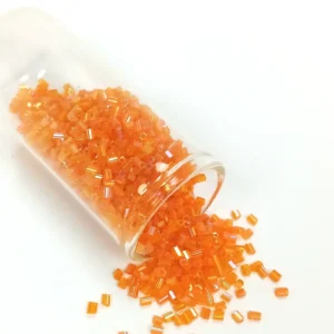 Kesme Cam Boncuk 2mm - 20 Gram - Şeffaf Turuncu -BNC314