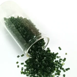 Kesme Cam Boncuk 2mm - 20 Gram - Şeffaf Koyu Yeşil -BNC319