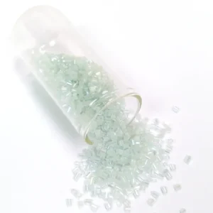 Kesme Cam Boncuk 2mm - 20 Gram - Şeffaf Beyaz -BNC320