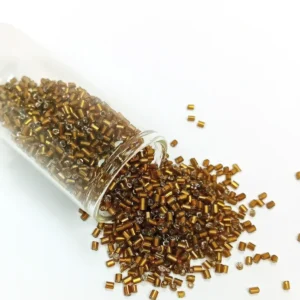Kesme Cam Boncuk 2mm - 20 Gram - Koyu Kahverengi -BNC324