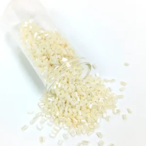 Kesme Cam Boncuk 2mm - 20 Gram - Krem -BNC336