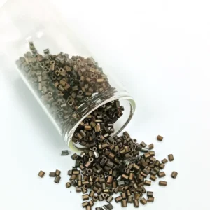 Kesme Cam Boncuk 2mm - 20 Gram - Mat Kahverengi -BNC348