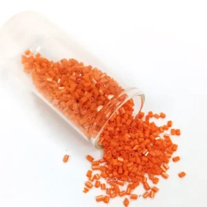 Kesme Cam Boncuk 2mm - 60 Gram - Turuncu - BNC353