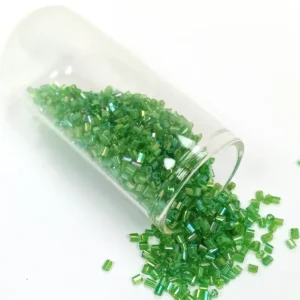 Kesme Cam Boncuk 2mm - 60 Gram - Şeffaf Yeşil - BNC355