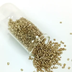 Kesme Cam Boncuk 2mm - 60 Gram - Gold - BNC356