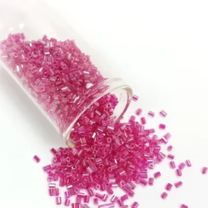 Kesme Cam Boncuk 2mm - 60 Gram - Şeffaf Pembe - BNC382