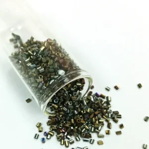 Kesme Cam Boncuk 2mm - 60 Gram - Asker Yeşili - BNC388