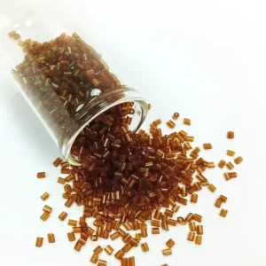 Kesme Cam Boncuk 2mm - 60 Gram - Şeffaf Açık Kahve - BNC391