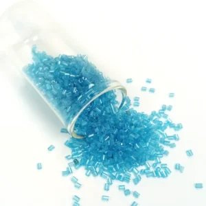 Kesme Cam Boncuk 2mm - 60 Gram - Şeffaf Turguaz - BNC397