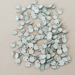 Oya Abiye Bileklik Kolye Pleksi Metalik Plastik Pul Gümüş Renk 24 gram 465 adet - BNC569