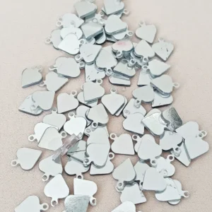 Oya Abiye Bileklik Kolye Pleksi Metalik Plastik Pul Gümüş Renk 24 gram 210 adet - BNC590