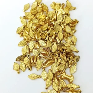 Oya Abiye Bileklik Kolye Pleksi Metalik Plastik Pul Altın Renk 8 gram 130 adet - BNC475