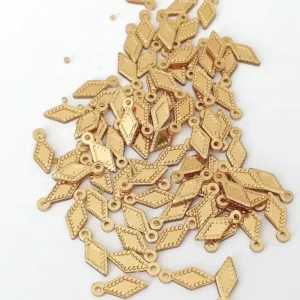 Oya Abiye Bileklik Kolye Pleksi Metalik Plastik Pul Altın Renk 8 gram 100 adet - BNC490