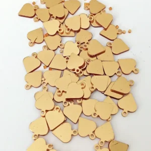 Oya Abiye Bileklik Kolye Pleksi Metalik Plastik Pul Altın Renk 8 gram 70 adet - BNC494
