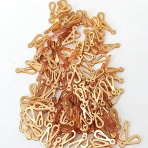 Oya Abiye Bileklik Kolye Pleksi Metalik Plastik Pul Altın Renk 24 gram 465 adet - BNC542