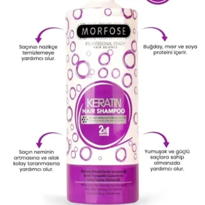 Keratin Şampuan 1000 ML - Besleyici Koruyucu Etki