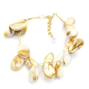 Deniz Kabuğu Bileklik - Kahverengi