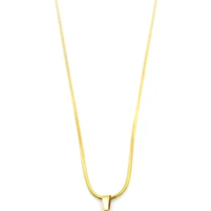 Kalp Kolye - 60 cm - Altın
