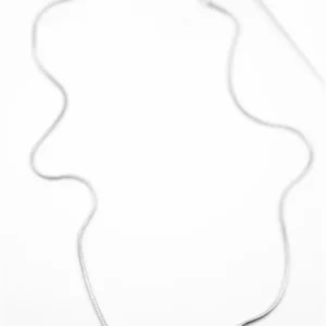 Yılan Zincir Kolye - 46cm - Gümüş