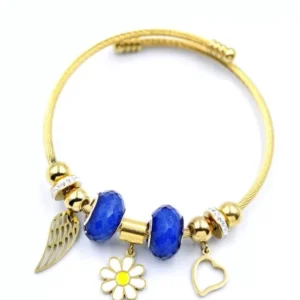 Papatya Charm Bilezik - Altın