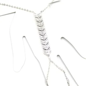 Taşlı Şahmeran Bileklik - Gümüş