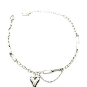 Kalp Halhal - Gümüş