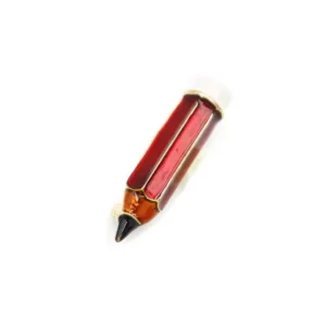 Kurşun Kalem Broş - Kırmızı