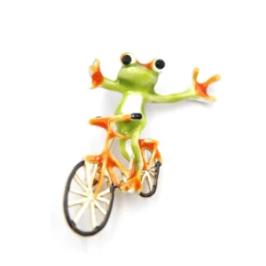 Kurbağa Broş - Yeşil