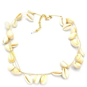 Deniz Kabuğu Kolye - Beyaz