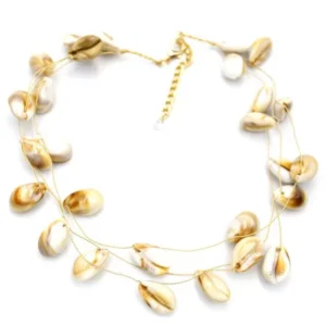 Deniz Kabuğu Kolye - Kahverengi