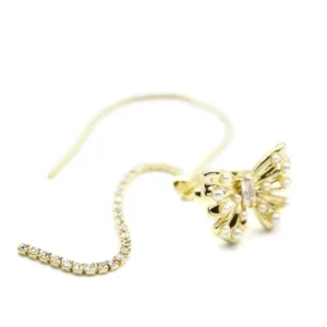 Kelebek Kıkırdak Küpe - Altın