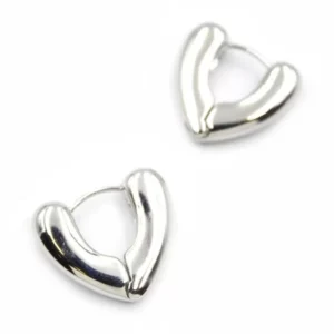 Kalp Küpe - Gümüş