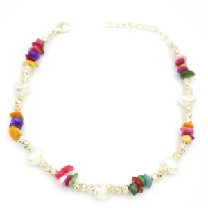 Dorika Taş Halhal - ÇOK RENKLİ