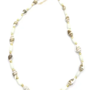 Deniz Kabuğu Kolye - Beyaz