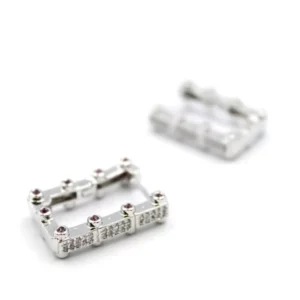 Dikdörtgen Küpe - Gümüş