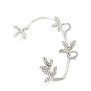 Yaprak Kıkırdak Küpe - Gümüş