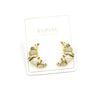 Kruvasan Küpe - 14K Altın