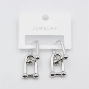 TF Zincir Küpe - Gümüş