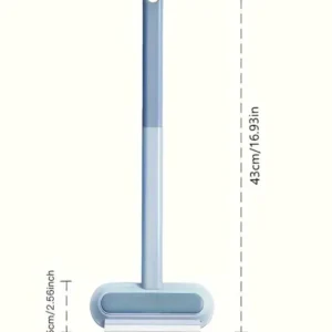 Çok Amaçlı Cam Silme Fırçası - Silikon Uçlu Çekçek - Dip Köşe Ara Temizlik Fırçası - Tüy Toplayıcı 4 in 1