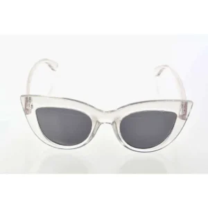 Şeffaf Beyaz Çerçeve Cat Eye Kadın Güneş Gözlüğü - Moda Gözlük