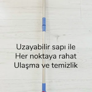 Çok Amaçlı Cam Silme Fırçası - Silikon Uçlu Çekçek - Tüy Toplayıcı Döner Başlıklı
